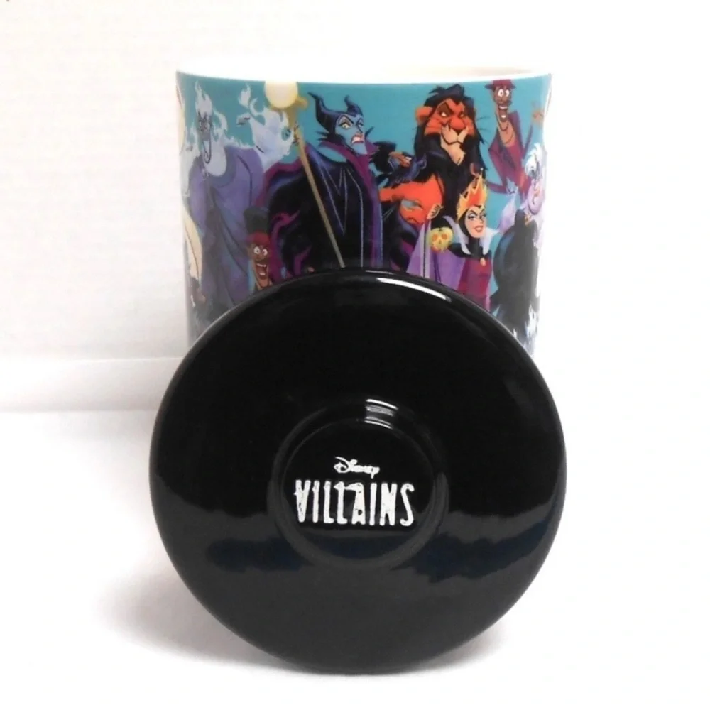 NWT Disney Villains Ceramic Canister Cookie Jar - Maleficent Ursula Cruella